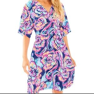 Lilly Pulitzer Parigi Dress Nauti Navy Print | Size Medium
